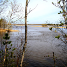 Вид на стрелку девкиной протоки! река обь...