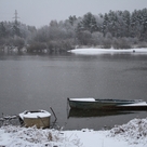 Поздняя осень на реке.