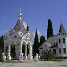 Храм михаила-архангела,павильон со святой водой.