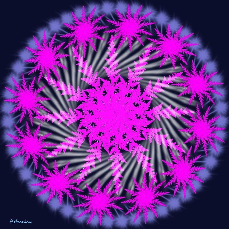 «Mandala Pink Snow»