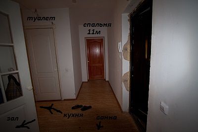 «коридор, прихожая. Не стандартной планировки.»