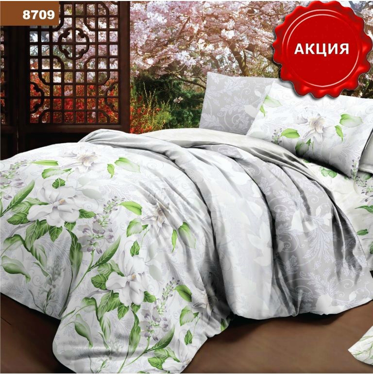 «8709. АКЦИЯ!!! 1.5-ный-230грн. 2-сп.-270грн. Евро-300грн. Семейный- 370грн. Материал: Бязь Ранфорс (100% хлопок).  Украина.»
