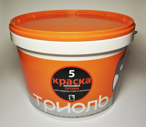 «Акриловая отделолочная вододисперсионная краска Триоль Профи № 5»