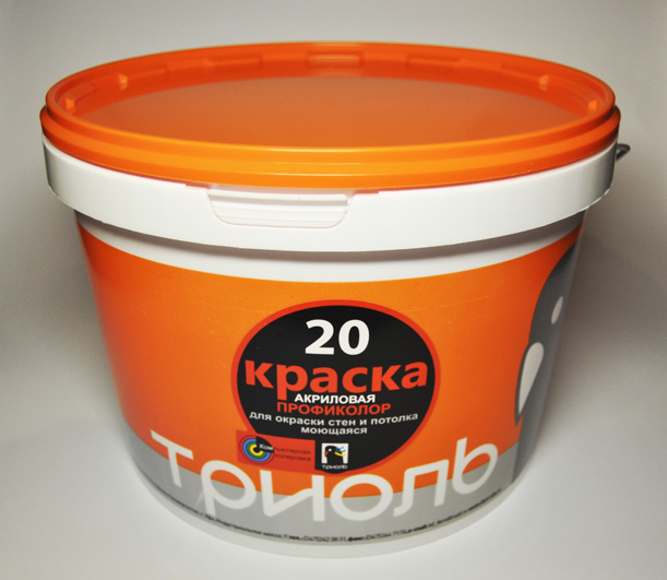 «Акриловая отделочная вододисперсионная краска Триоль Профиколор № 20»