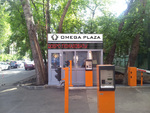 Офориление павильона охраны с динамическим табло 3d привязка