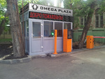 Офориление павильона охраны с динамическим табло 3d привязка